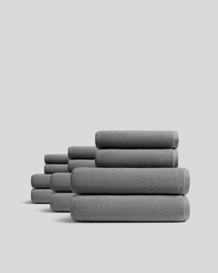 6+6 Organic Plush Bath Bundle - Pebble