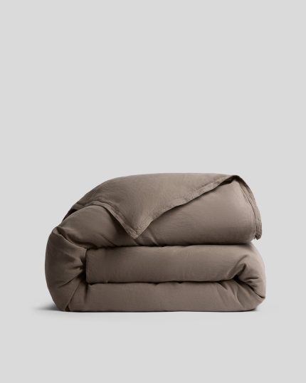 Linen Tencel Duvet Cover (Warm Grey)