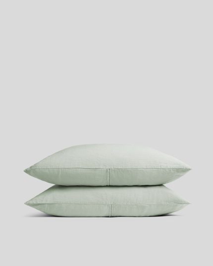 Linen Tencel Pillowcase Set - FINAL SALE (Sage)