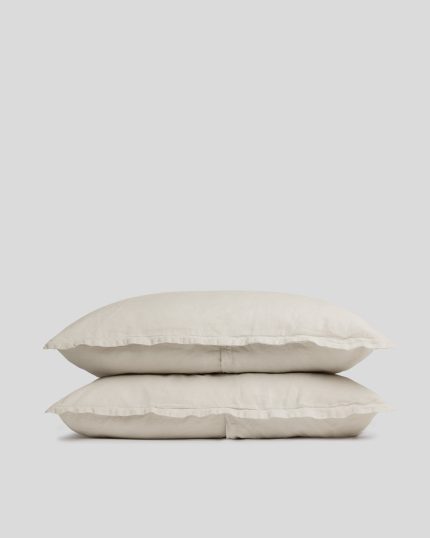 Classic Linen Sham Set - FINAL SALE (Bone)