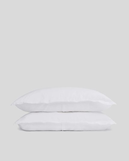 Linen Sham Set (White)
