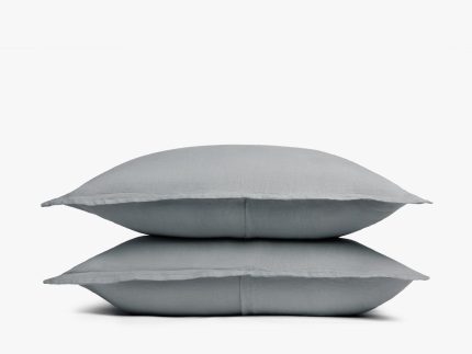 Linen Sham Set - FINAL SALE (Slate Blue)