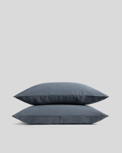 Linen Tencel Pillowcase Set (Dusk)