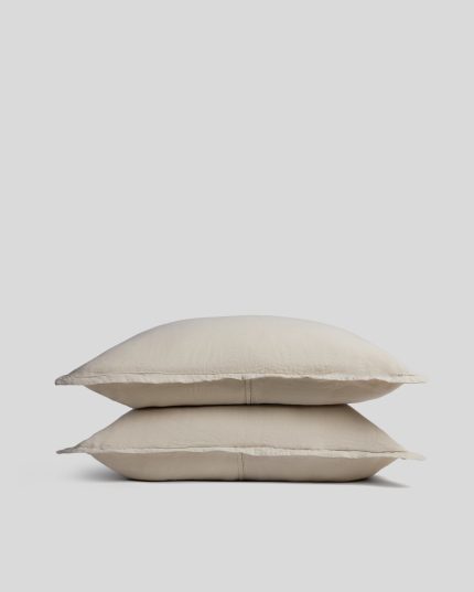 Linen Tencel Sham Set (Bone)