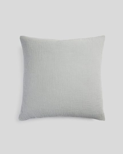 Organic Cloud Cotton Euro Sham - FINAL SALE (Smoke)