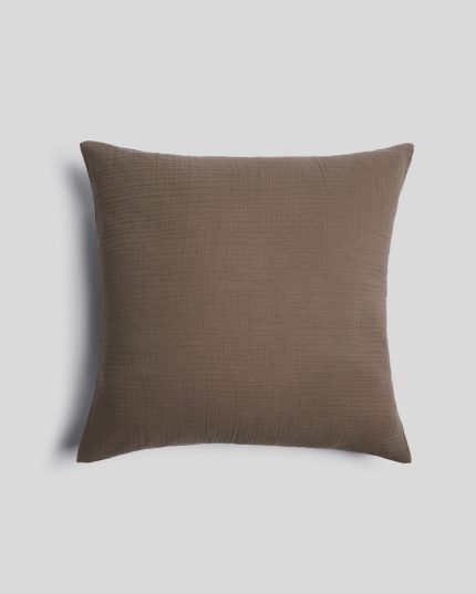 Organic Cloud Cotton Euro Sham (Warm Grey)