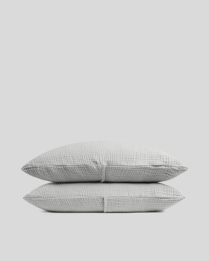 Organic Cloud Cotton Sham Set - FINAL SALE (Smoke)