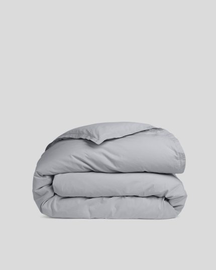 Percale Duvet Cover (Sky)