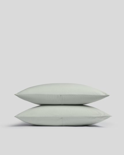 Percale Pillowcase Set - FINAL SALE (Sage)