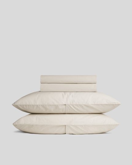 Percale Sheet Set - Bone F/Q