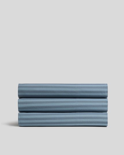 Percale Top Sheet (Dusk Stripe)