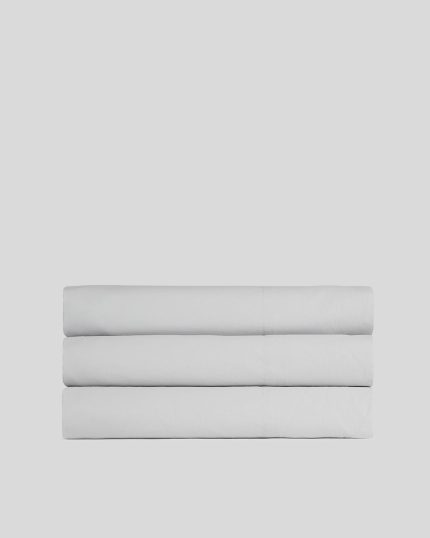 Percale Top Sheet (Light Grey)