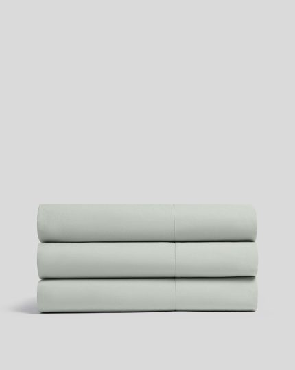 Percale Top Sheet - FINAL SALE (Sage)
