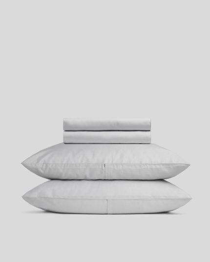 Sateen Sheet Set - Light Grey F/Q