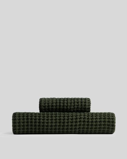 Waffle Towels (Evergreen)